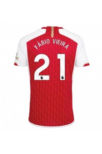 Fotbalové Dres Arsenal Fabio Vieira #21 Domácí Oblečení 2023-24 Krátký Rukáv